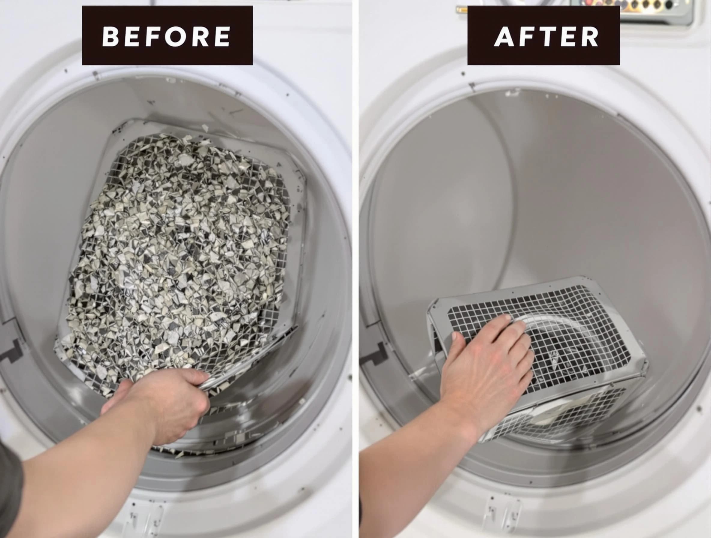 Professional lint trap cleaning by Mechanicsville Dryer Vent Cleaning in Mechanicsville