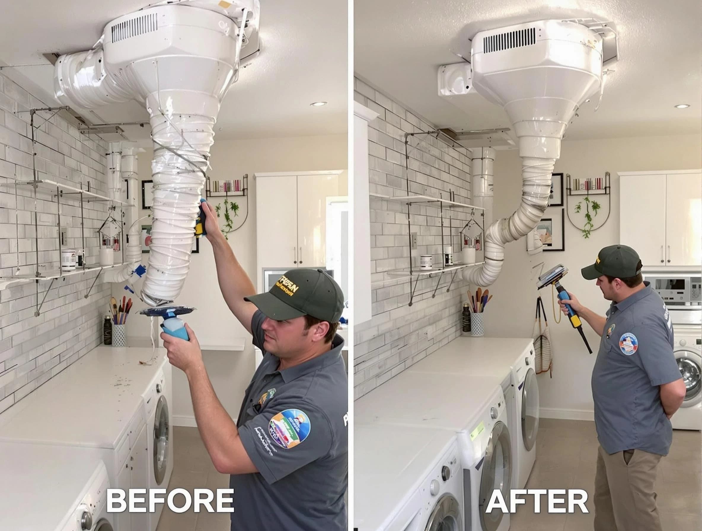 Professional dryer exhaust vent cleaning by Mechanicsville Dryer Vent Cleaning in Mechanicsville