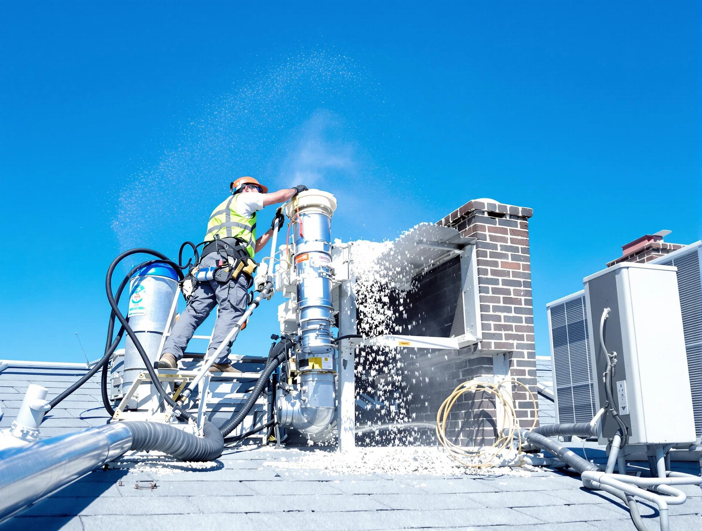 Expert roof dryer vent cleaning by Mechanicsville Dryer Vent Cleaning in Mechanicsville